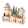 Lumineo Lumineo Lit Wooden Santa Village Scene