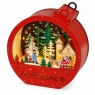 Lumineo Lumineo Wooden Christmas Village Scene Bauble