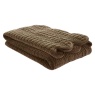 Laura Ashley Brady Scalloped Bedspread 180x235cm - Caramel