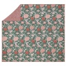William Morris At Home Cray Forest Bedspread - Green/Cranberry