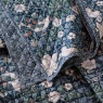 William Morris At Home Midnight Strawberry Thief Bedspread - Prussian Blue