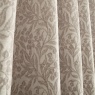 Bianca Chenille Leaves Eyelet Curtains - Natural