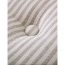 Laura Ashley Cornish Stripe Circular Cushion 35cm - Natural
