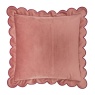 Furn Lil Scallop Cushion 45cm - Slipper/Burgundy