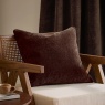 Yard Heath Velvet Textured Cushion 50cm - Espresso