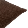 Yard Heath Velvet Textured Cushion 50cm - Espresso