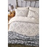 Helena Springfield Folk Trellis Duvet Set - Charcoal & Linen