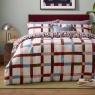 Furn Furn Selvan Duvet Set - Oatmilk & Burgundy