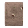 Furn Festive Puddings Throw 130x180cm - Mocha