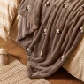 Furn Festive Puddings Throw 130x180cm - Mocha