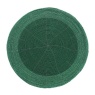 Peggy Wilkins Bliss Beaded Round Placemat - Green