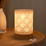 Widdop Hestia Lace Aroma Lamp - White