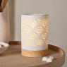 Widdop Hestia Lace Aroma Lamp - White