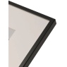 Widdop Impressions Black Steel With White Mount Arch Photo Frame 4x6in
