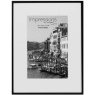Widdop Impressions Black Steel With White Mount Arch Photo Frame 4x6in