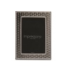 Widdop Impressions Art Deco Scallop Metal Plated Photo Frame 4x6in - Silver