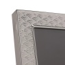 Widdop Impressions Art Deco Scallop Metal Plated Photo Frame 5x7in - Silver