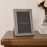 Widdop Impressions Art Deco Scallop Metal Plated Photo Frame 5x7in - Silver