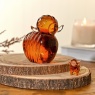 Widdop Objets D'art Glass Highland Cow Figurine