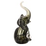 Widdop Objets D'art Glass Trumpet Elephant Figurine