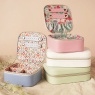 Widdop Sophia Lane Green Floral Jewellery Box