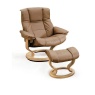 Stressless Mayfair Chair & Stool Set