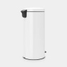 Brabantia 30L Pedal Bin - White