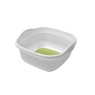 Addis Twin Material Soft Touch Bowl - White & Green