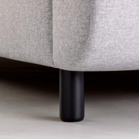 Rounded Leg - Matt Black