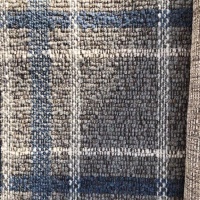 2622 Slate Perriwinkle Plaid Boucle