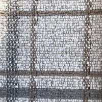 2628 Silver Taupe Plaid Boucle