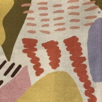 1349 Summer Bloom Printed Flat Weave