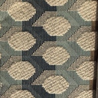 1068 Cyan Natural Geometric Weave