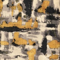 1523 Mustard Grey Monet Printed